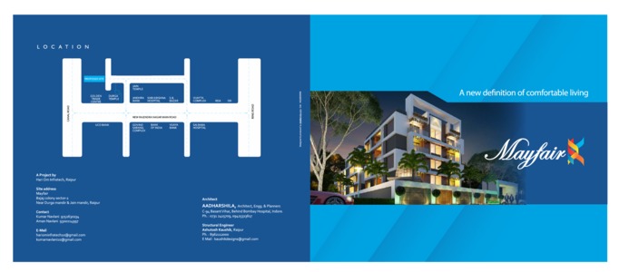 Hariom Mayfair New Rajendra Nagar Raipur Resale Price List Brochure