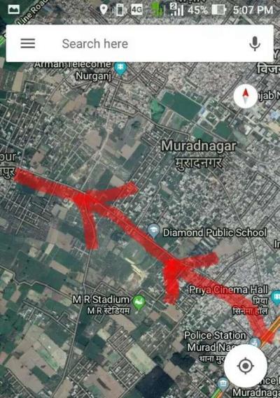 Residential land / Plot for sale in Modinagar Ghaziabad - 75 Sq. Yard.