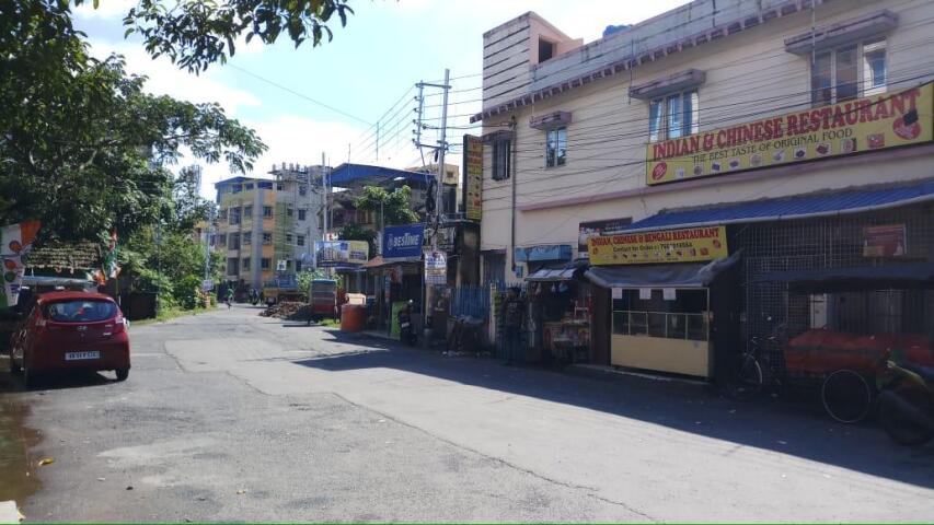 Market area in Nayabad