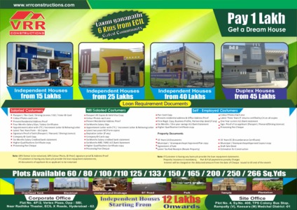 VRR Sri Lakshmi Ganapathi Nagar Brochure