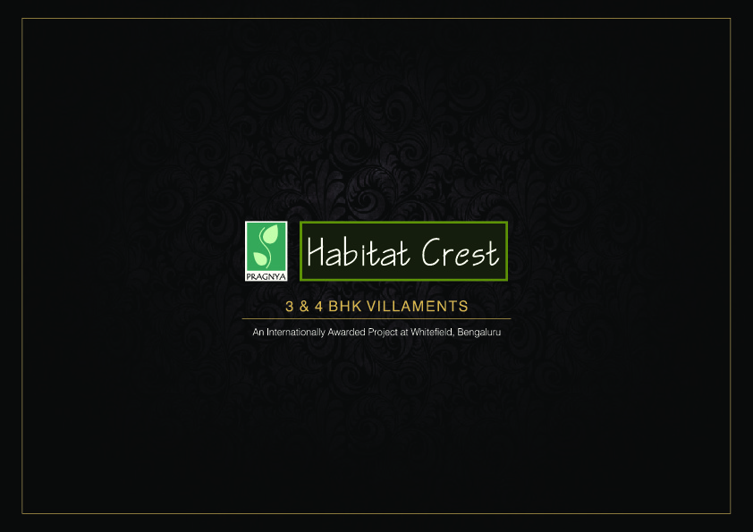 Habitat Crest Whitefield, Bangalore East Resale Price List, Brochure