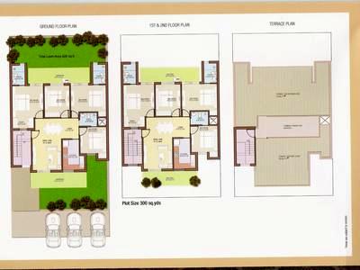 4 Bhk House Plan Have Four Bedroom