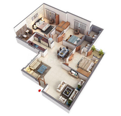 3 BHK Apartment / Flat for sale in Silver City Themes Dera Bassi ...