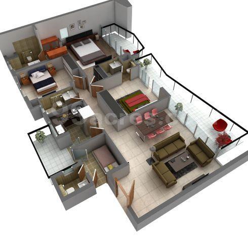 3 Bhk Apartment Flat For Sale In Ireo Skyon Sector 60 Gurgaon 45 Sq Ft 7th Floor Out Of 39